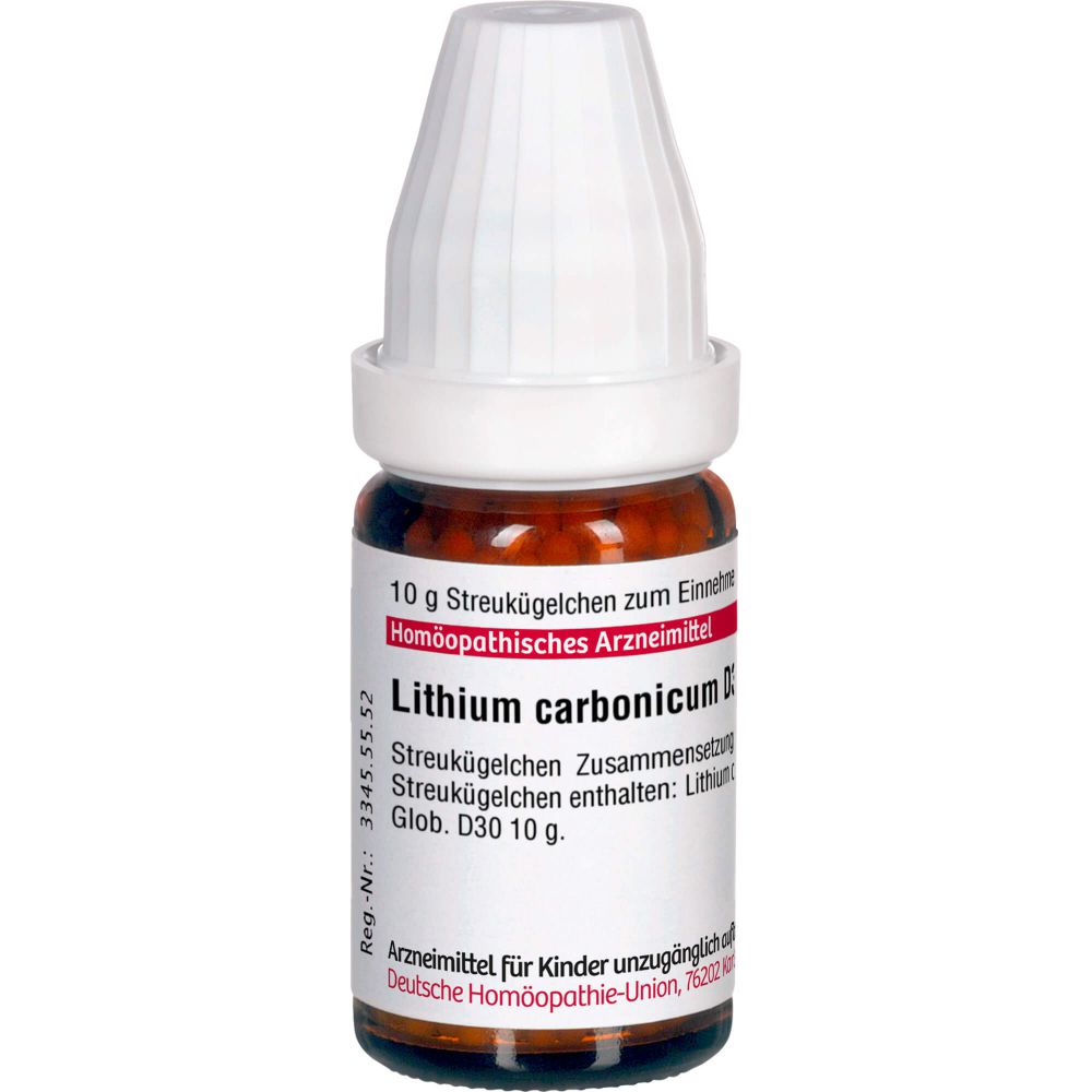 LITHIUM CARBONICUM D 30 Globuli