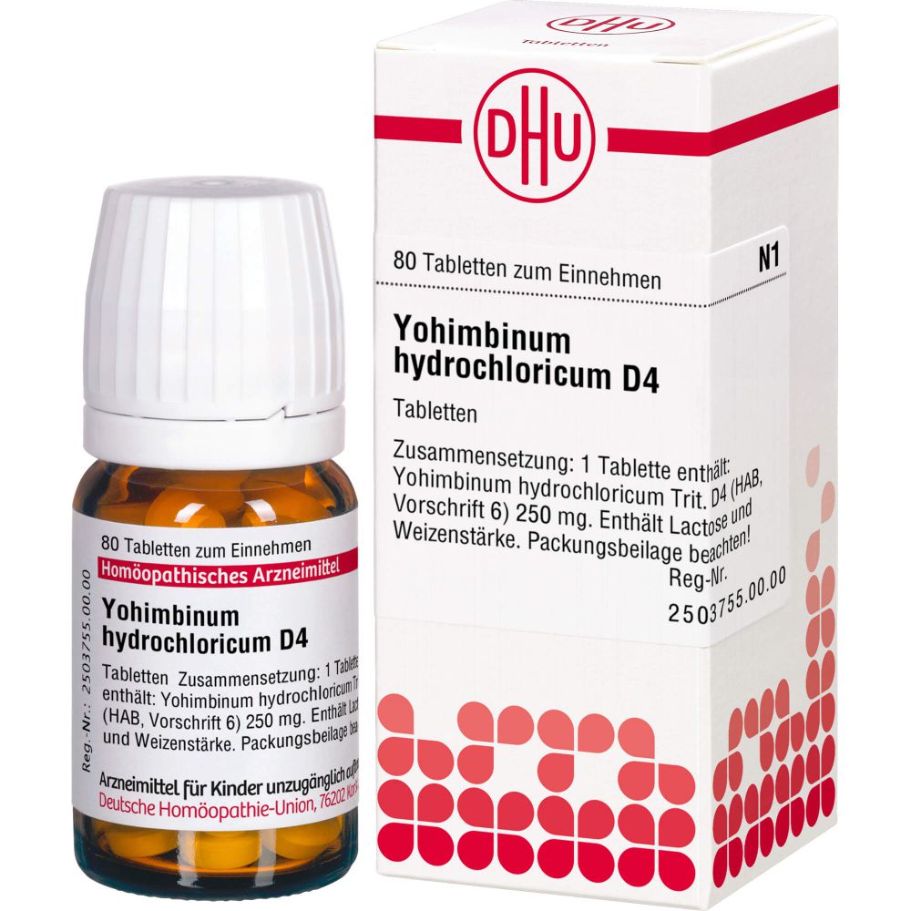 YOHIMBINUM HYDROCHLORICUM D 4 Tabletten
