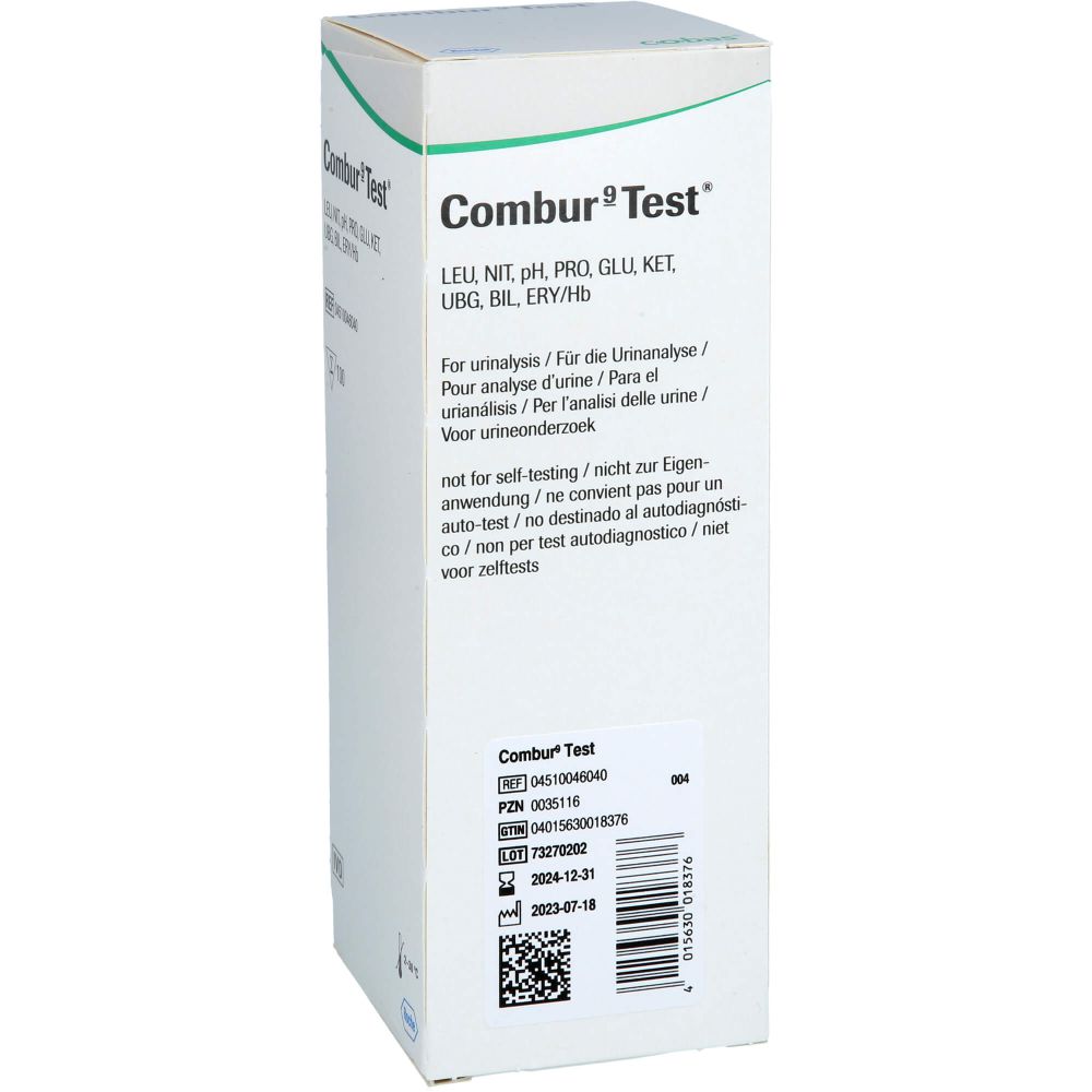 COMBUR 9 Test Teststreifen