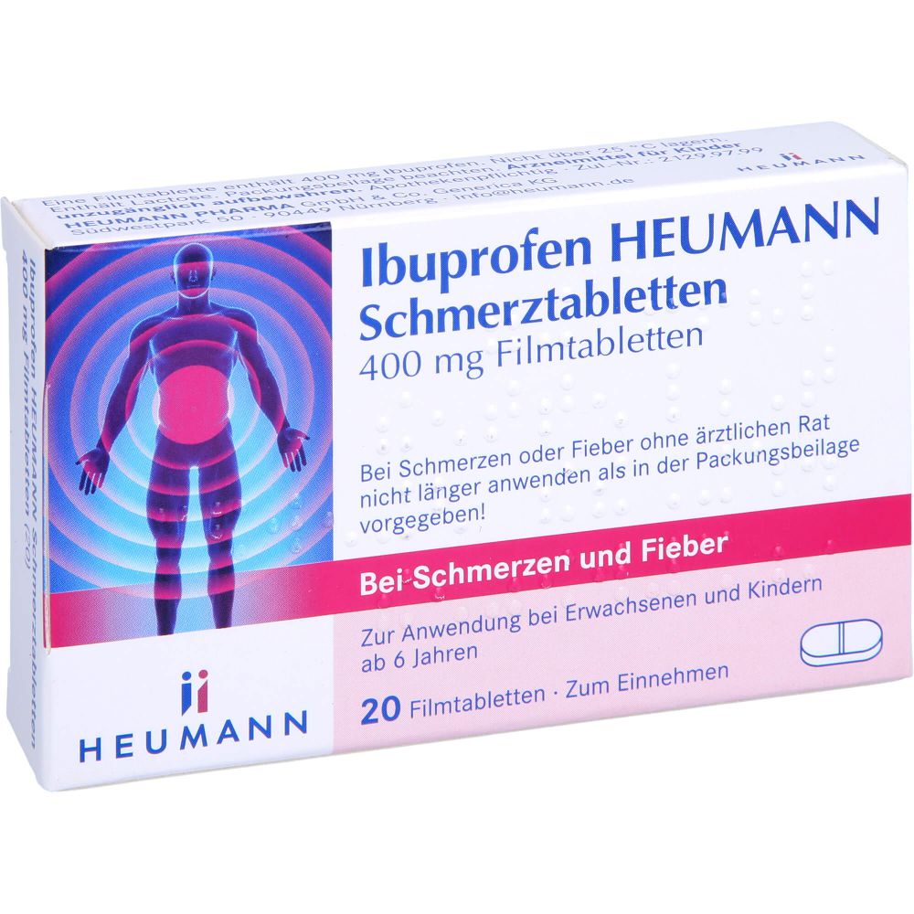 IBUPROFEN Heumann Schmerztabletten 400 mg