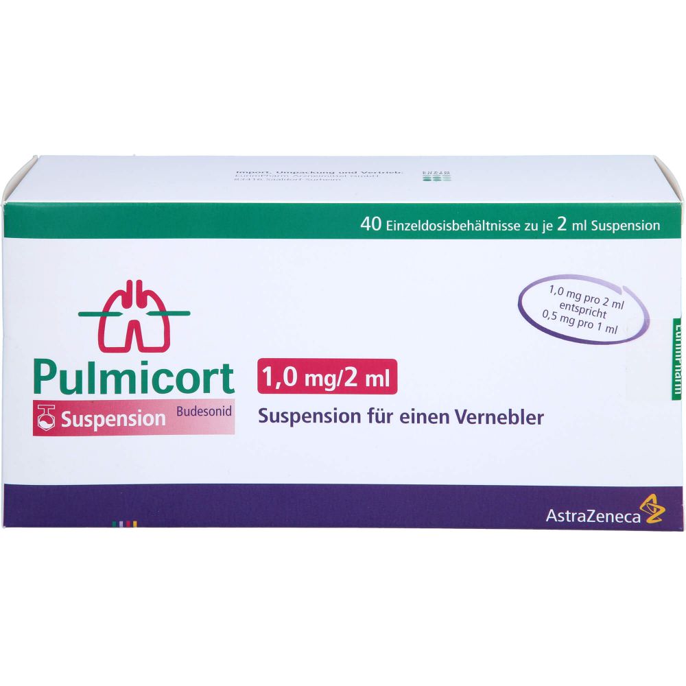 PULMICORT 1 mg/2 ml Suspension f.einen Vernebler