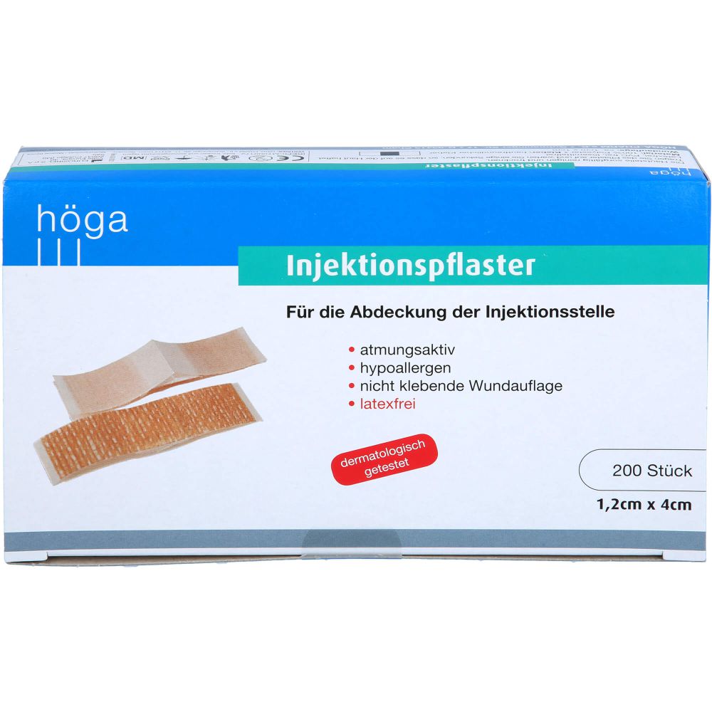 INJEKTIONSPFLASTER hypoallergen 1,2x4 cm