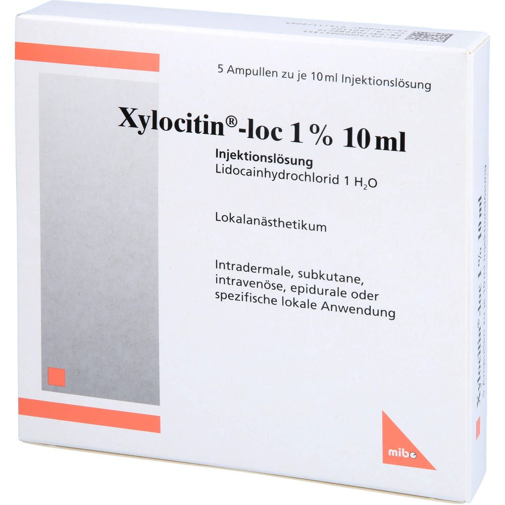 XYLOCITIN-loc 1% 10 ml Injektionslösung Amp.