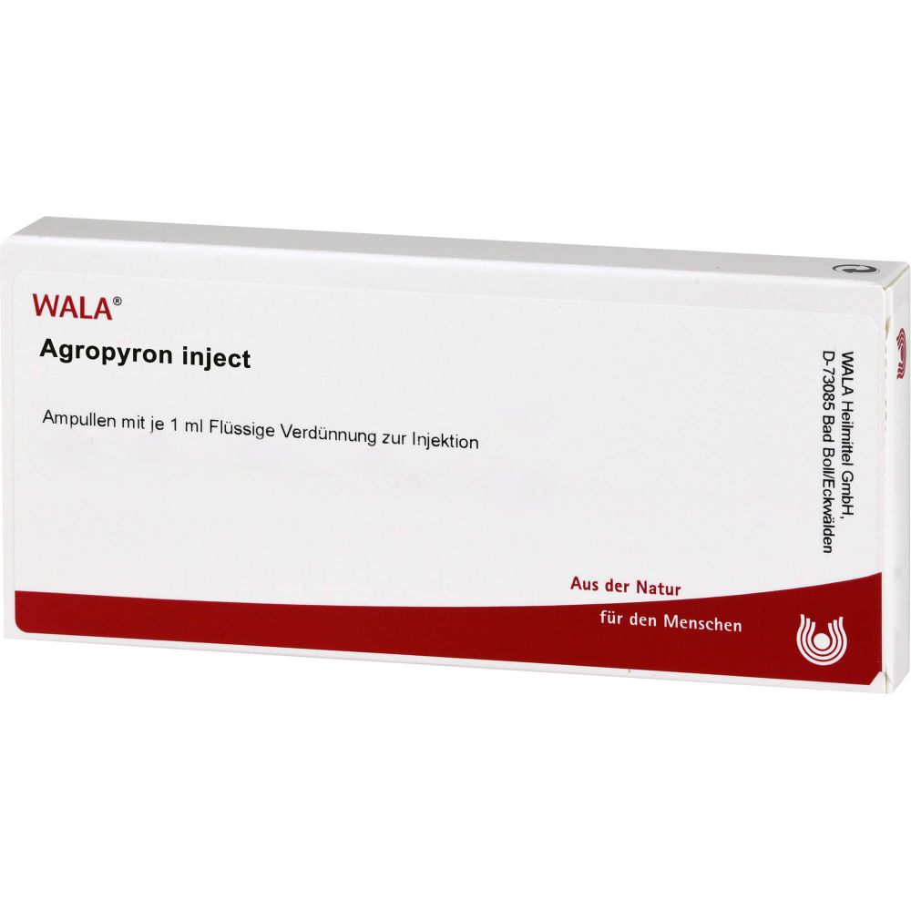 Wala Agropyron Inject Ampullen 10 ml