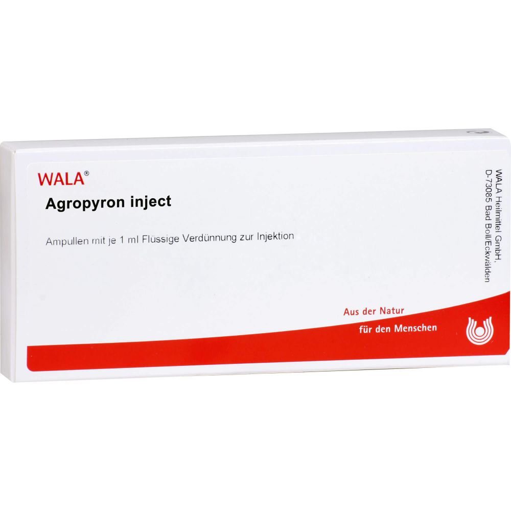 Wala Agropyron Inject Ampullen 10 ml