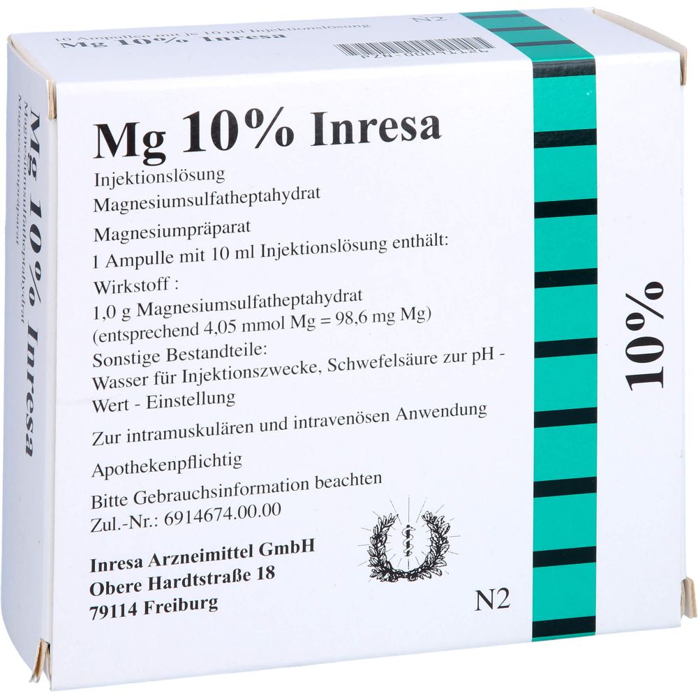 MG 10% Inresa Injektionslösung