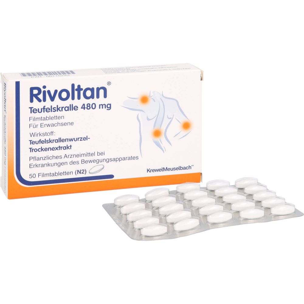 RIVOLTAN Teufelskralle 480 mg Filmtabletten