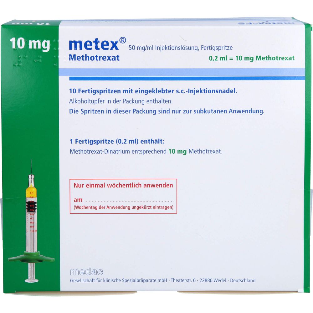 METEX FS 10 mg (50mg/ml) Inj.-Lösung Fertigspr.