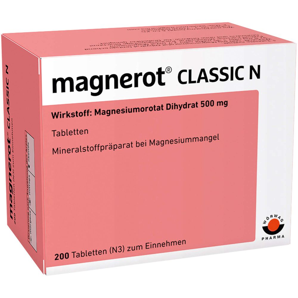Magnerot Classic N Tabletten 200 St