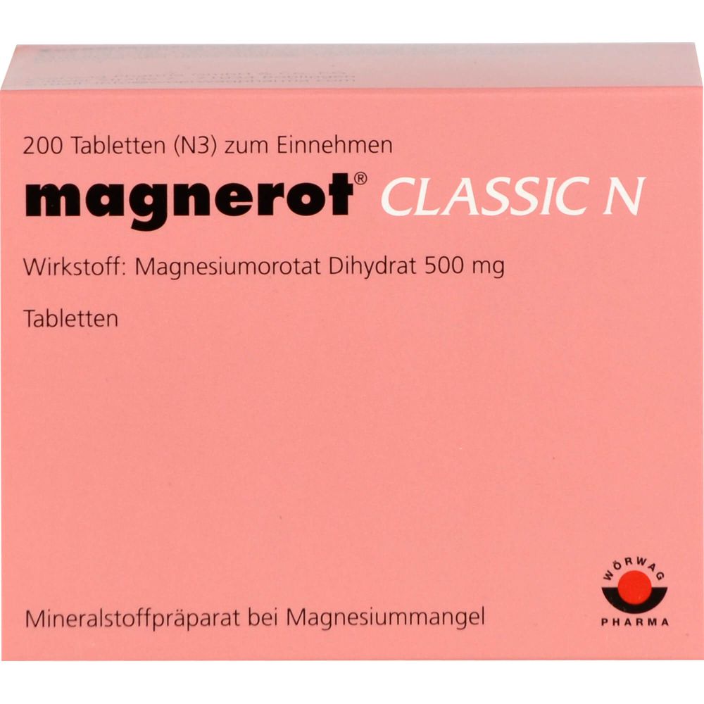 Magnerot Classic N Tabletten 200 St