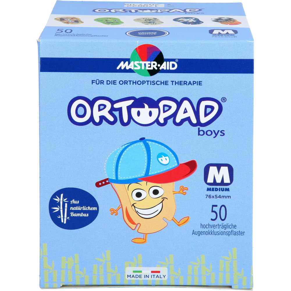 ORTOPAD for boys medium Augenokklusionspflaster