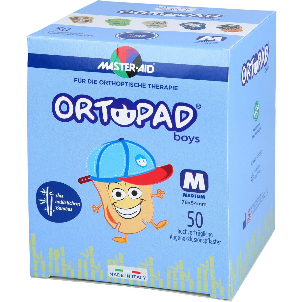 ORTOPAD for boys medium Augenokklusionspflaster