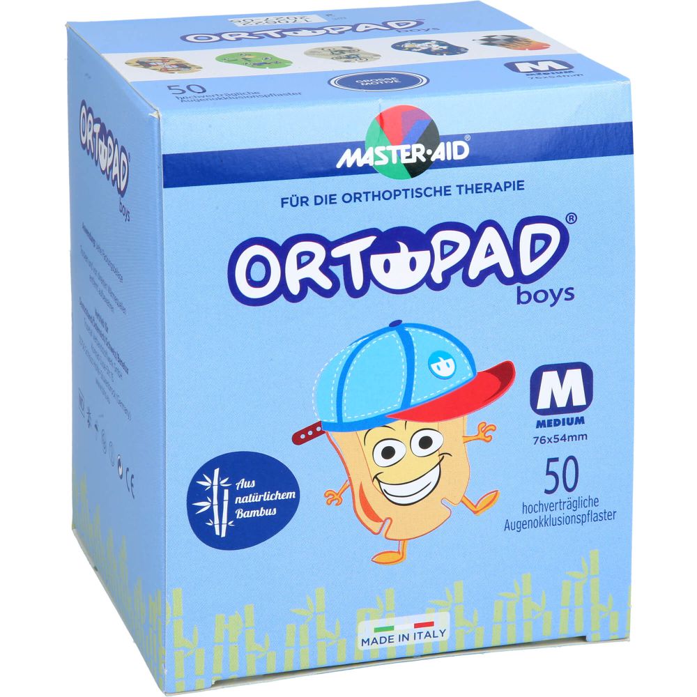 ORTOPAD for boys medium Augenokklusionspflaster