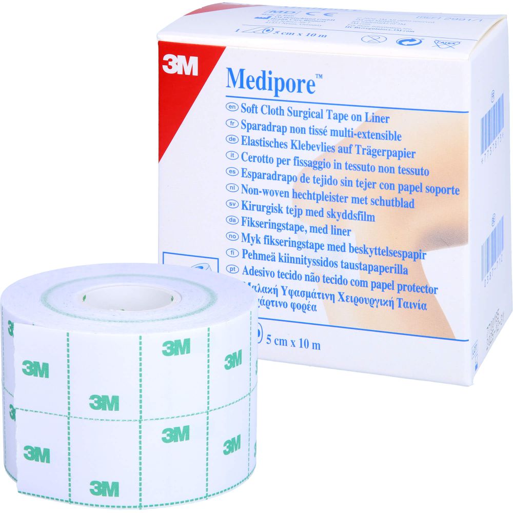 MEDIPORE Fixiervlies hypoallerg.5cmx10m 2991NP-1