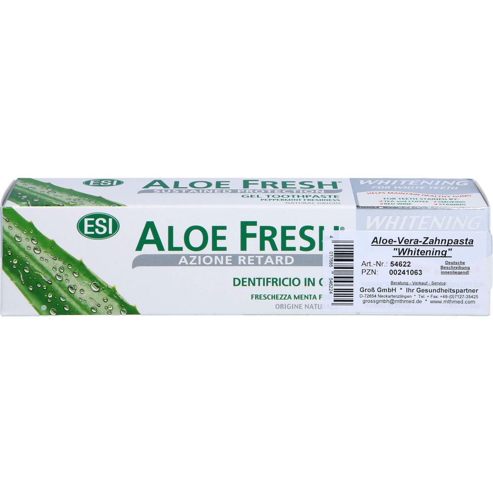 ALOE VERA ZAHNPASTA whitening