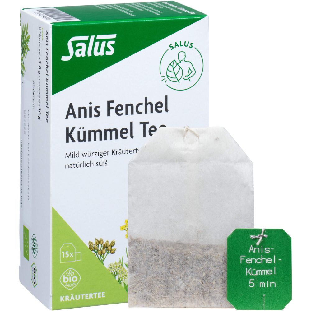 ANIS FENCHEL Kümmel Tee AFeKü Bio Salus Filterbtl.