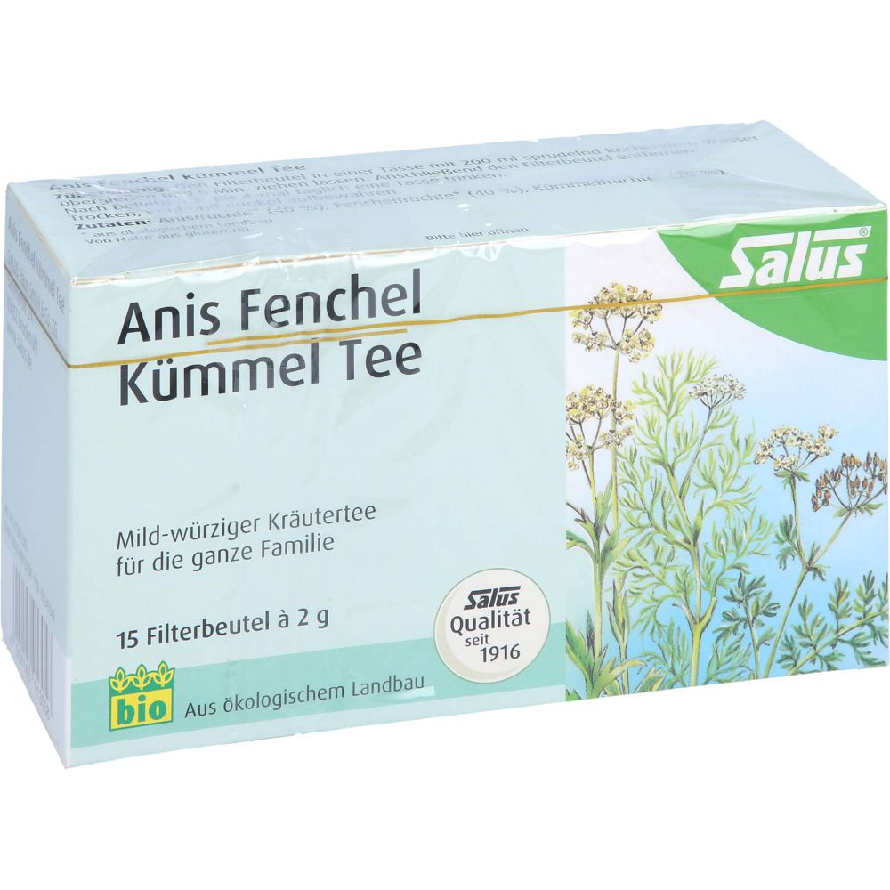 ANIS FENCHEL Kümmel Tee AFeKü Bio Salus Filterbtl.