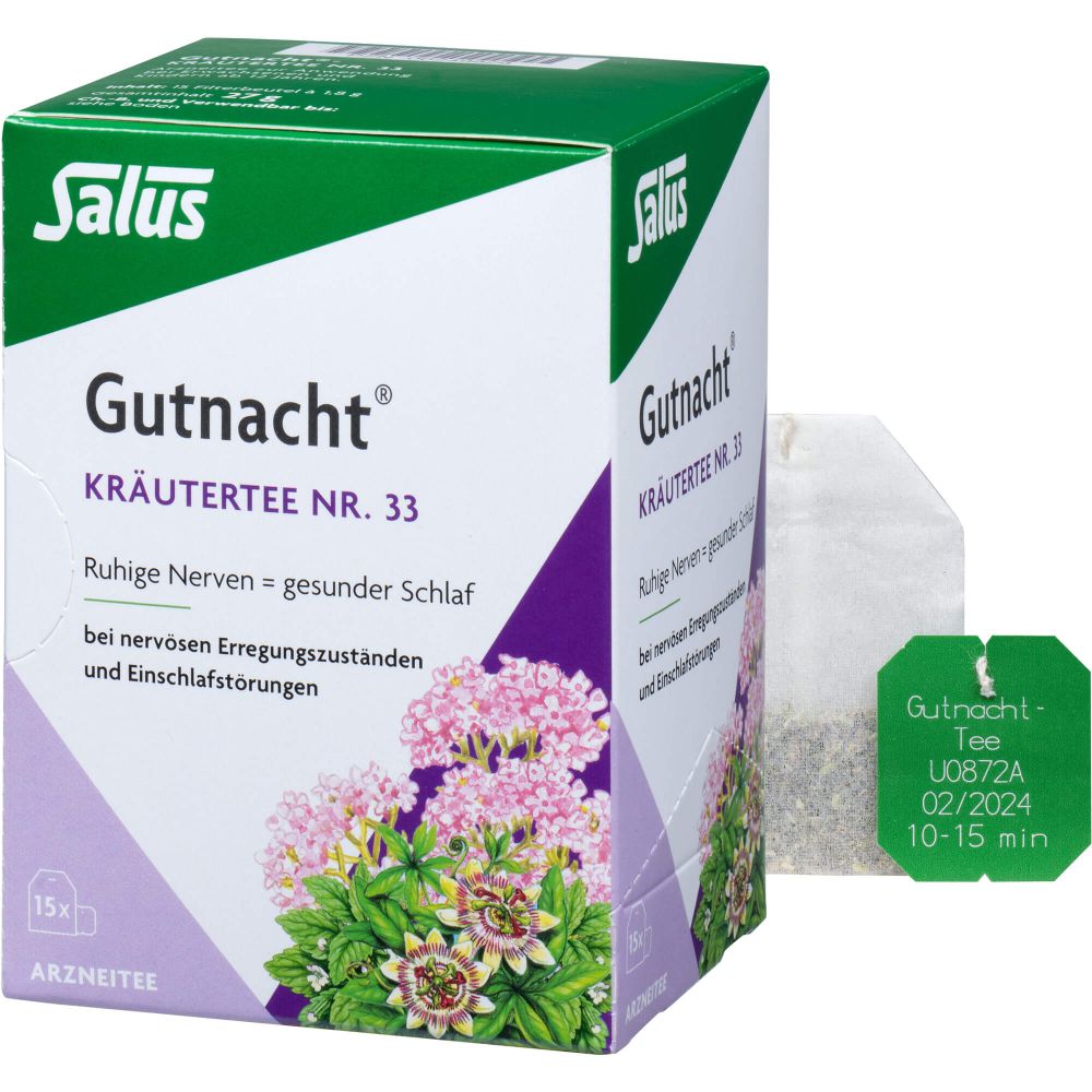 GUTNACHT Kräutertee Nr.33 Salus Filterbeutel