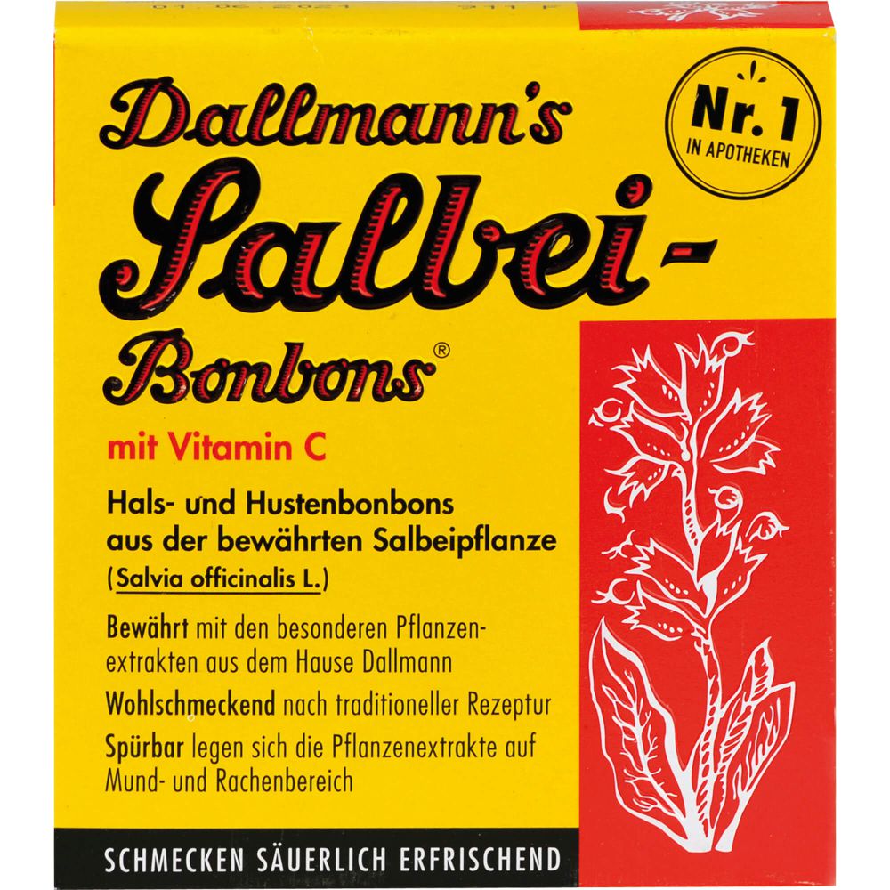 DALLMANN'S Salbei-Bonbons m.Vit.C.