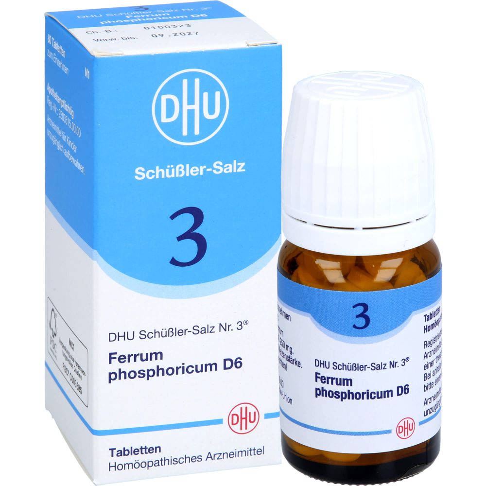 BIOCHEMIE DHU 3 Ferrum phosphoricum D 6 Tabletten