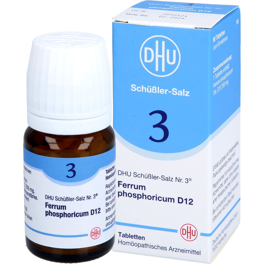 BIOCHEMIE DHU 3 Ferrum phosphoricum D 12 Tabletten