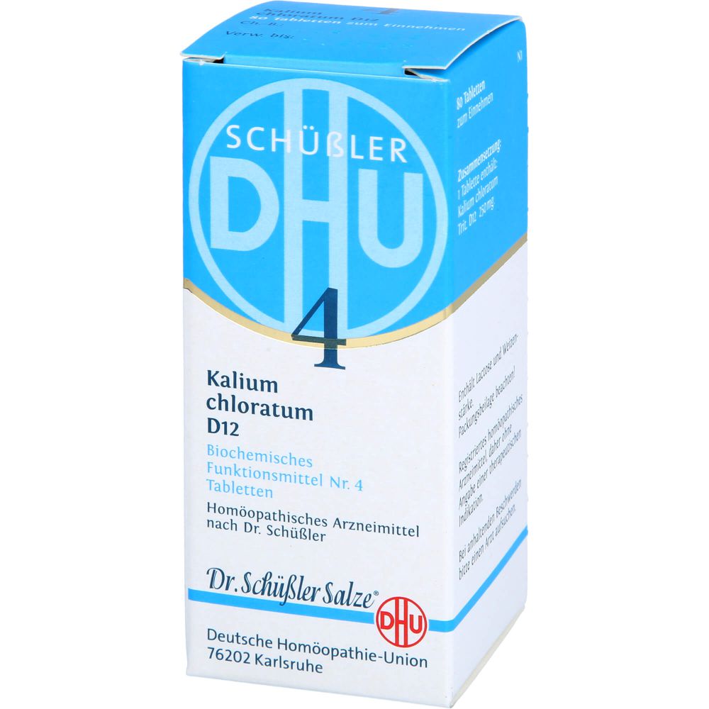 BIOCHEMIE DHU 4 Kalium chloratum D 12 Tabletten