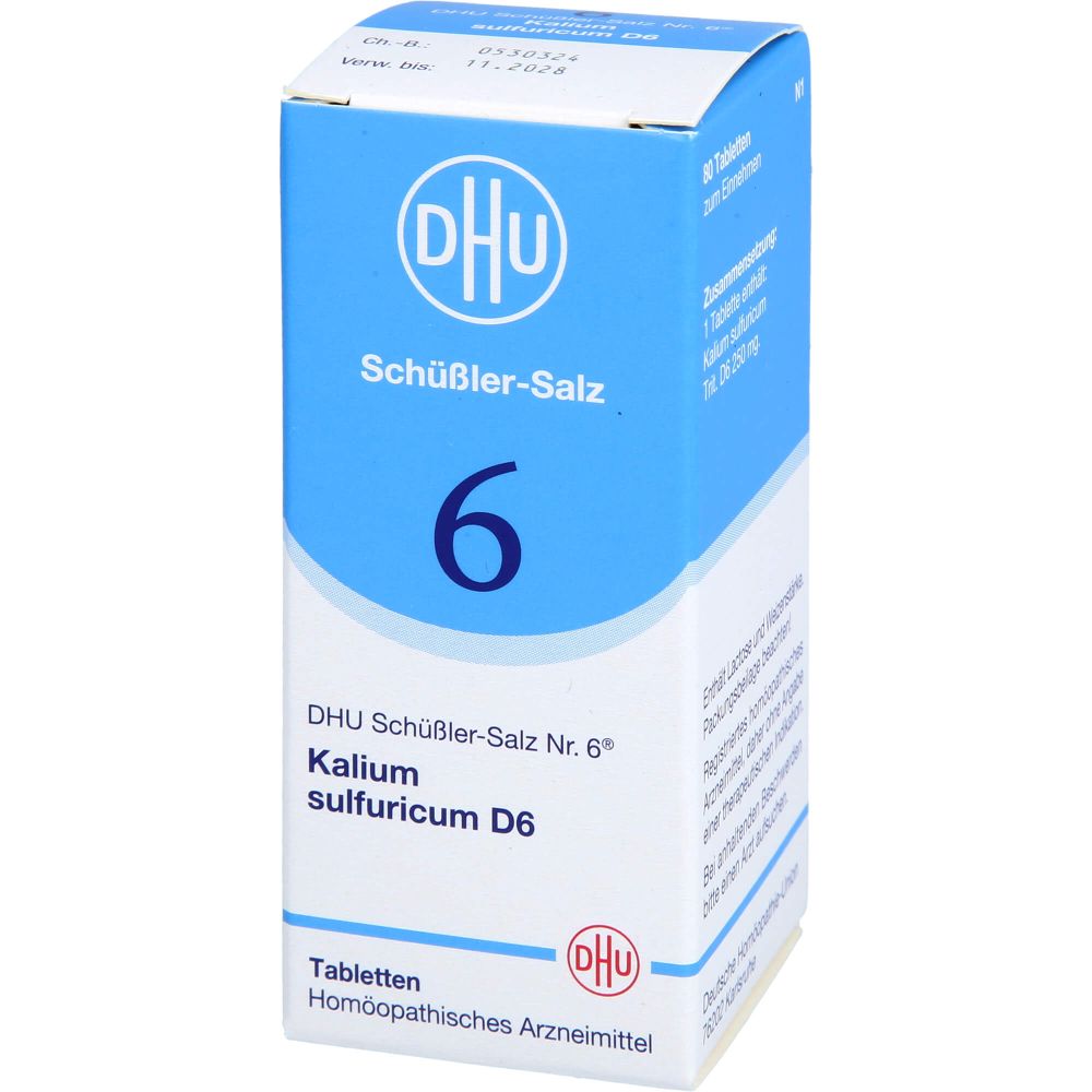 BIOCHEMIE DHU 6 Kalium sulfuricum D 6 Tabletten