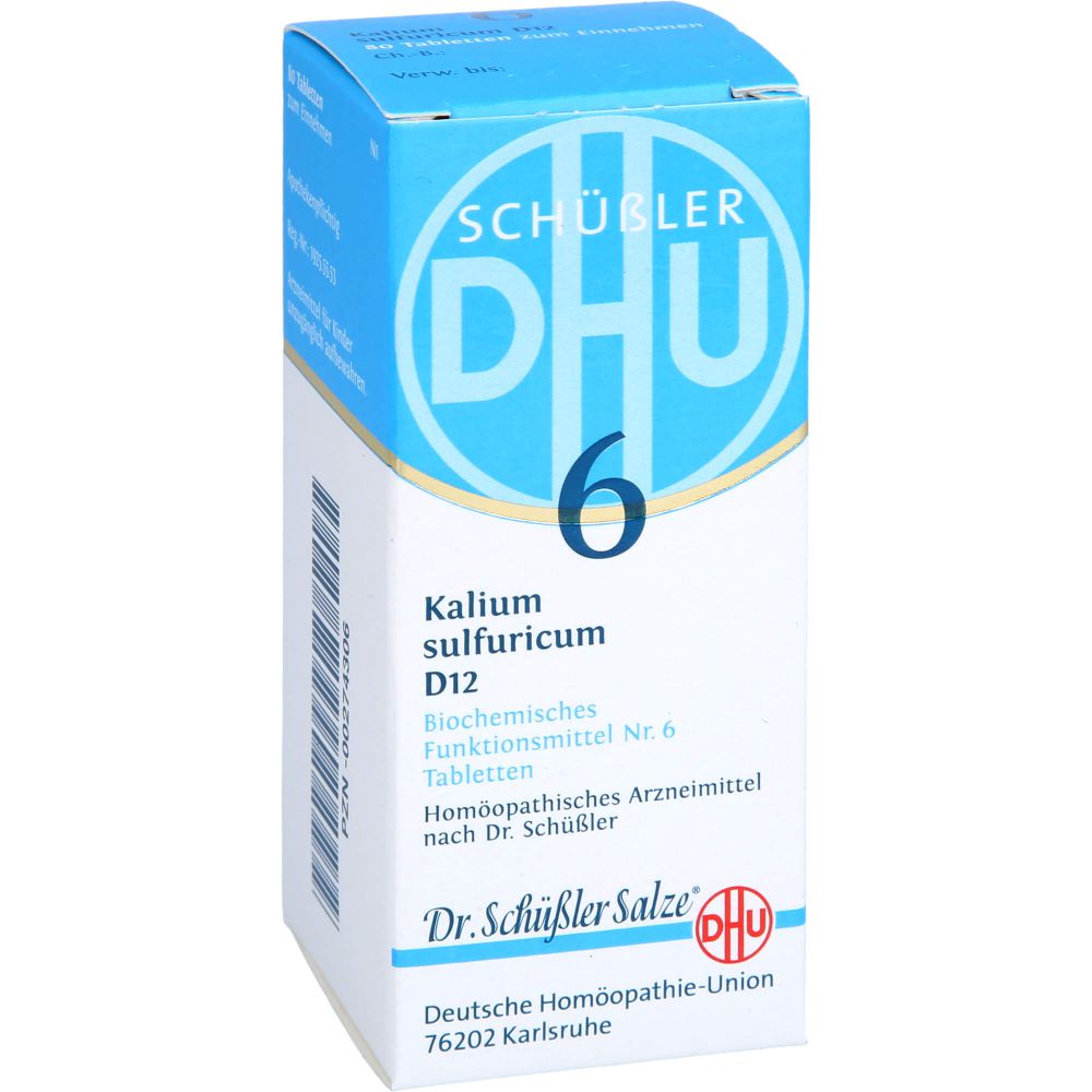 Biochemie Dhu 6 Kalium sulfuricum D 12 Tabletten 80 St