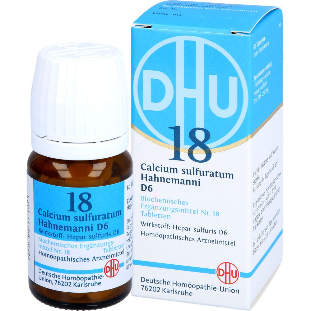 BIOCHEMIE DHU 18 Calcium sulfuratum D 6 Tabletten