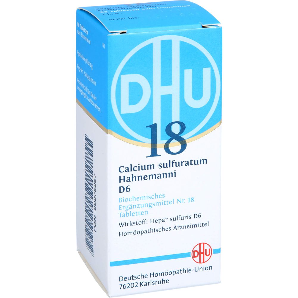 BIOCHEMIE DHU 18 Calcium sulfuratum D 6 Tabletten