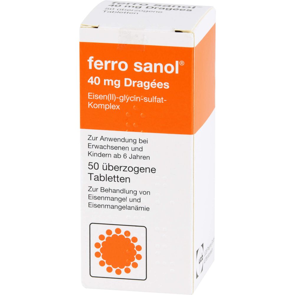 Ferro Sanol überzogene Tabletten 50 St