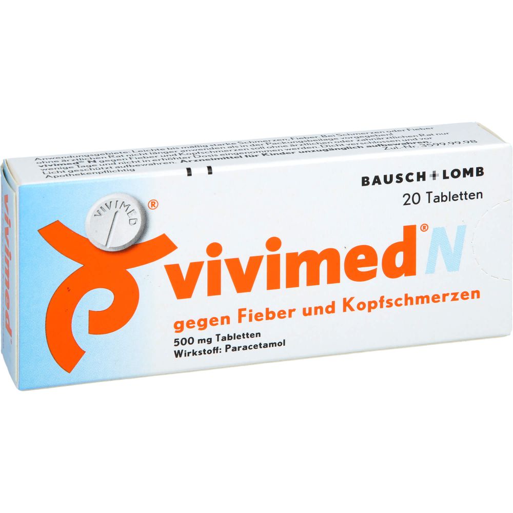 VIVIMED N gegen Fieber und Kopfschmerzen Tabletten