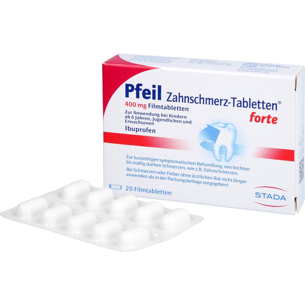 PFEIL Zahnschmerz-Tabletten forte Filmtabletten