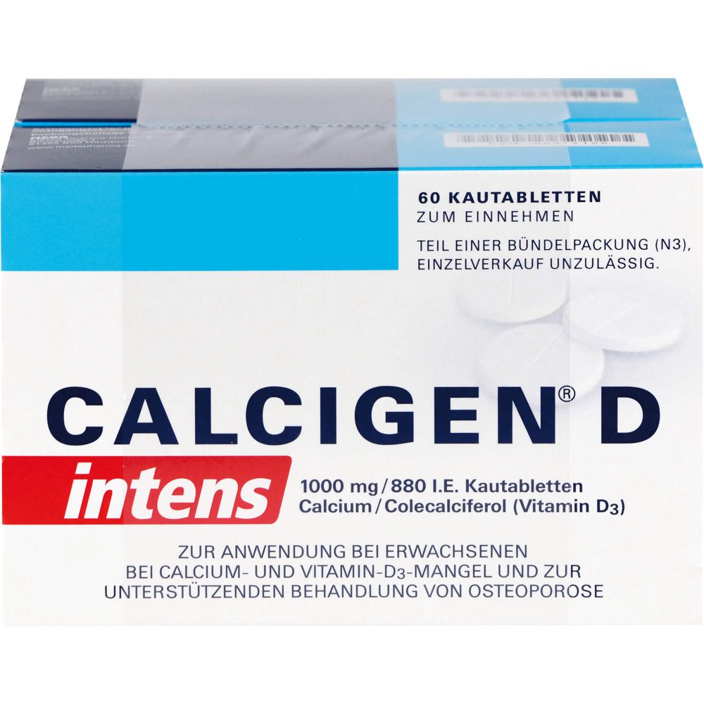 CALCIGEN D intens 1000 mg/880 I.E. Kautabletten