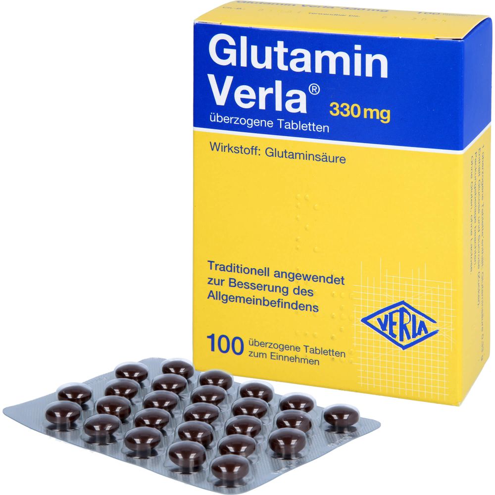 GLUTAMIN VERLA überzogene Tabletten