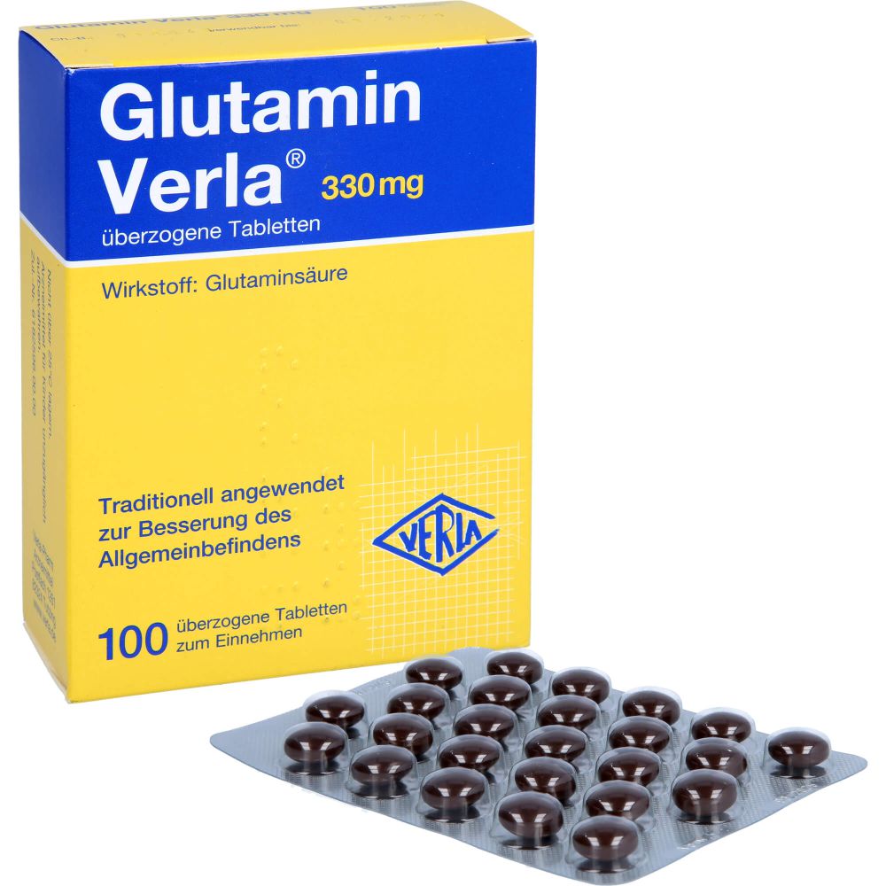 GLUTAMIN VERLA überzogene Tabletten