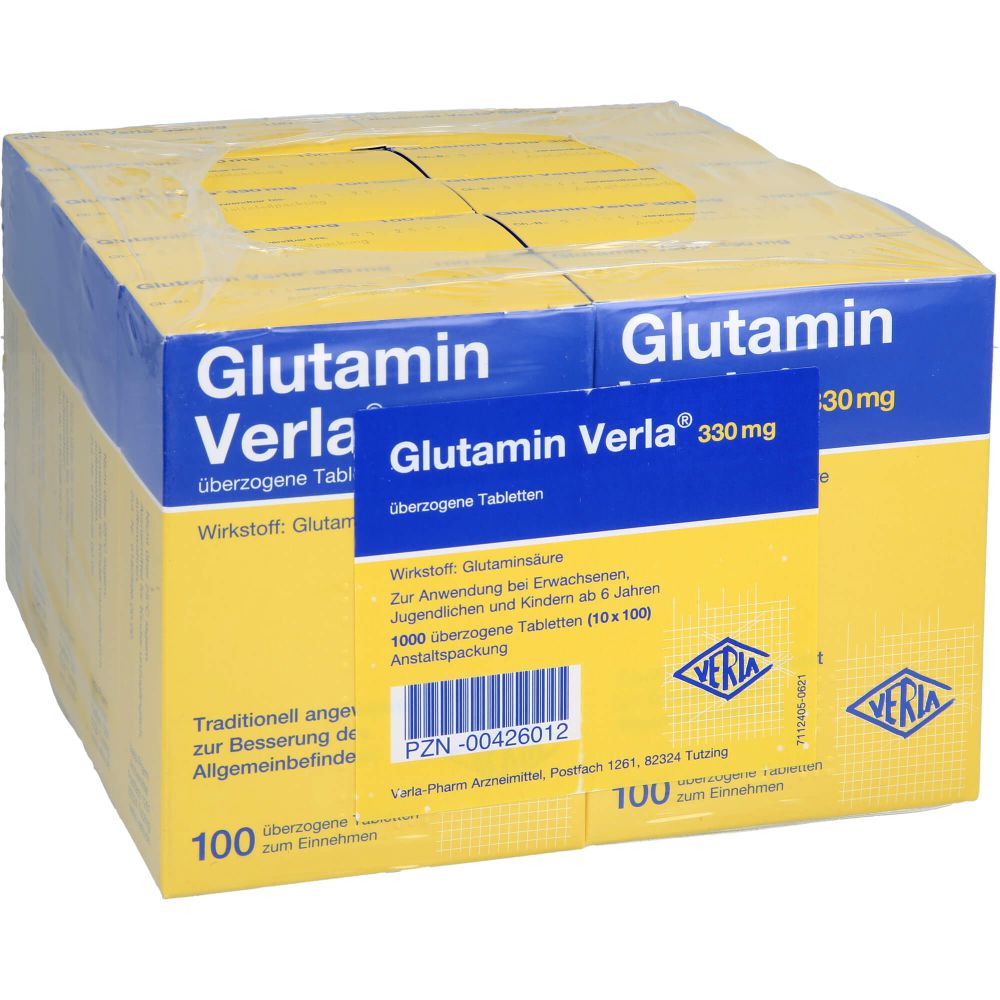 GLUTAMIN VERLA überzogene Tabletten