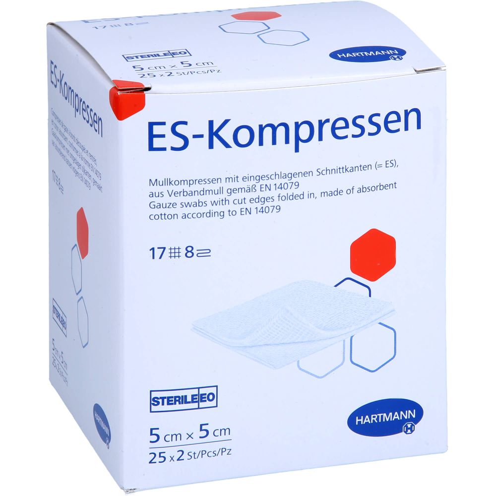 ES-KOMPRESSEN steril 5x5 cm 8fach