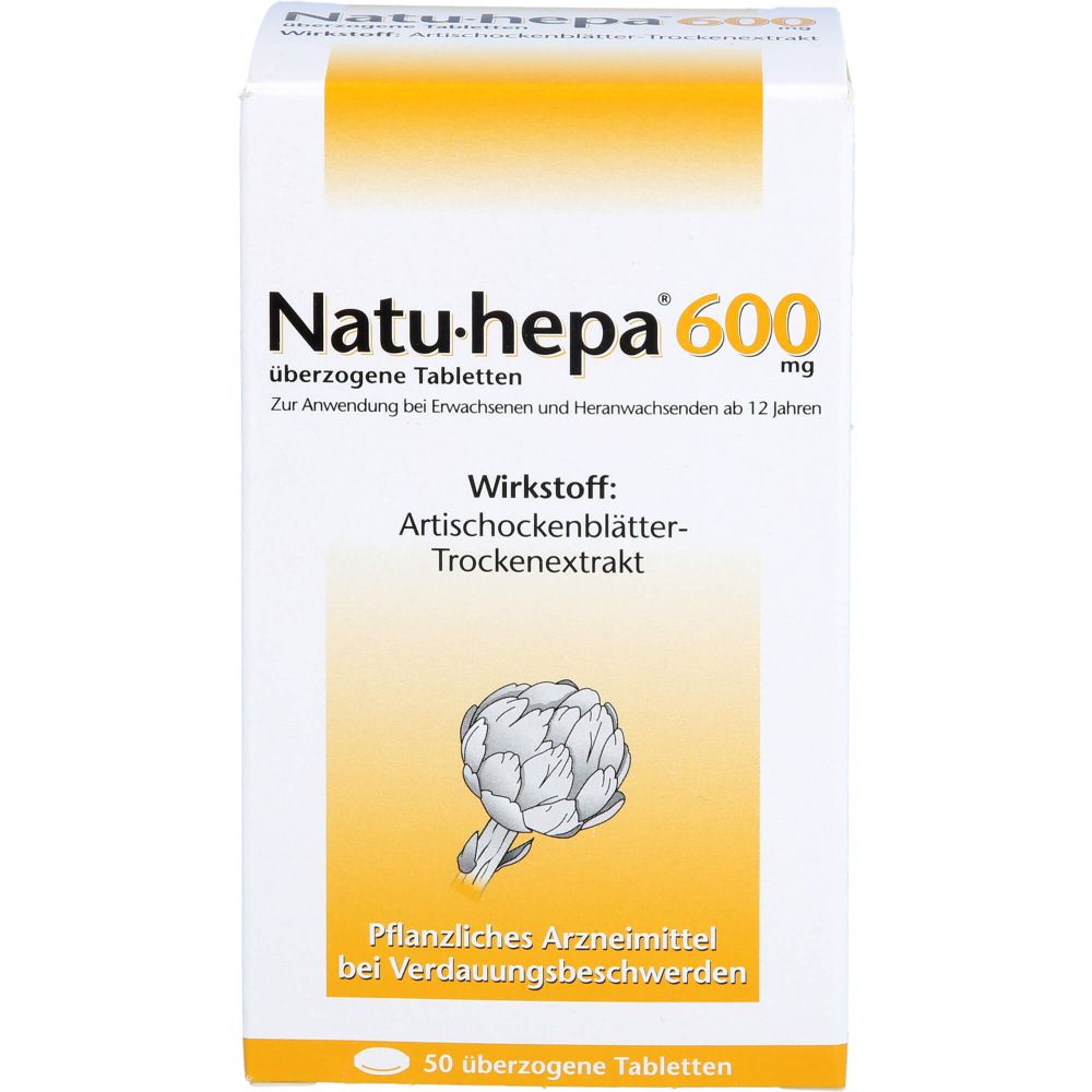 Natu Hepa 600 mg überzogene Tabletten 50 St