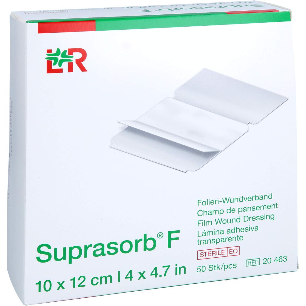 SUPRASORB F Folien Wundverb.10x12 cm steril