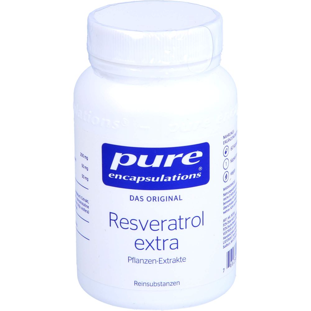 PURE ENCAPSULATIONS Resveratrol Extra Kapseln