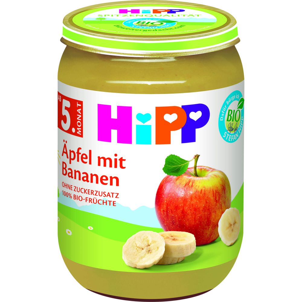 HIPP Früchte Äpfel m.Bananen