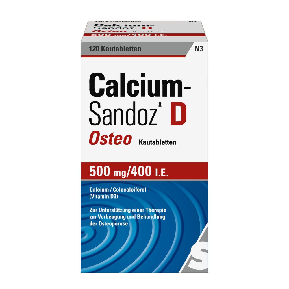 CALCIUM SANDOZ D Osteo 500 mg/400 I.E. Kautabl.