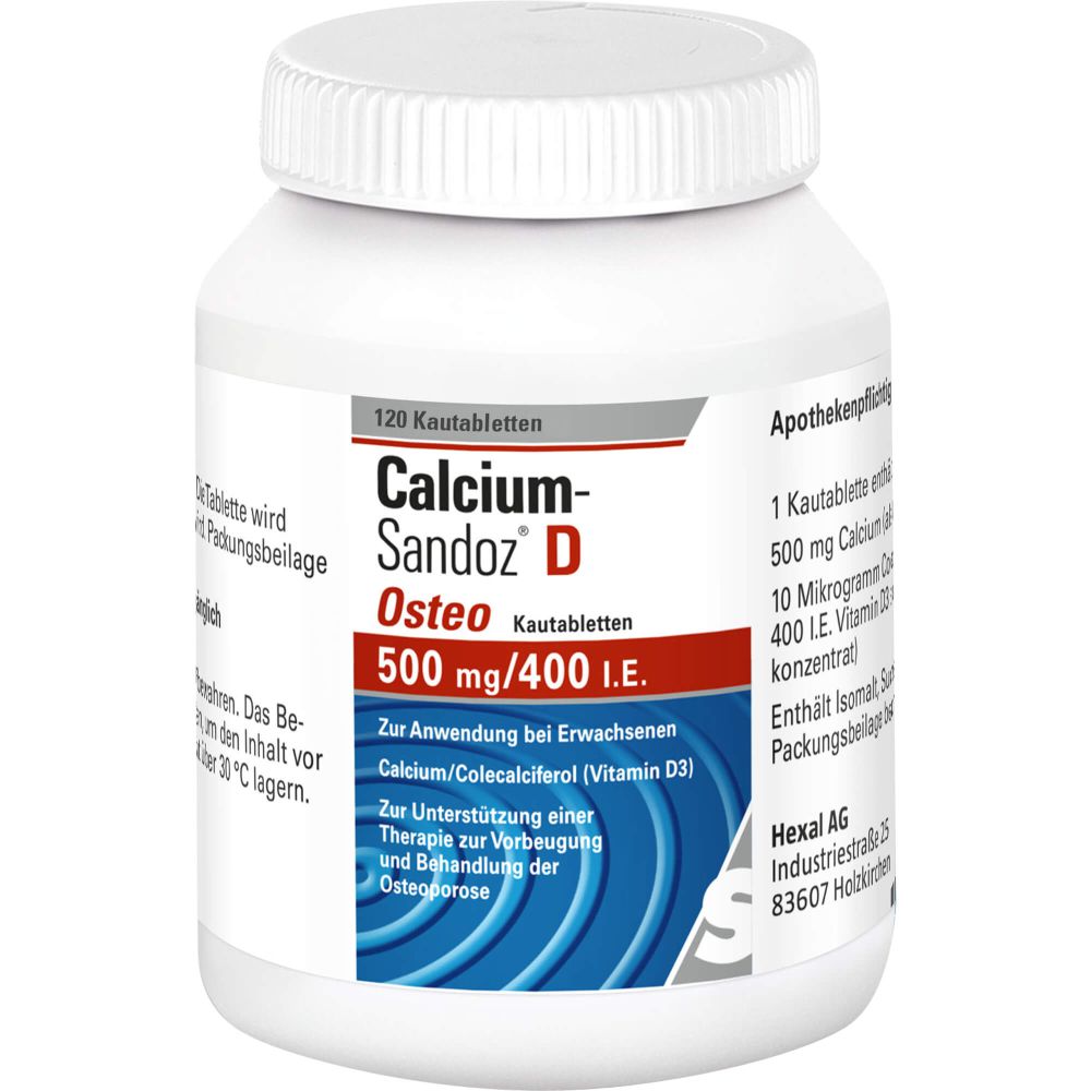 CALCIUM SANDOZ D Osteo 500 mg/400 I.E. Kautabl.