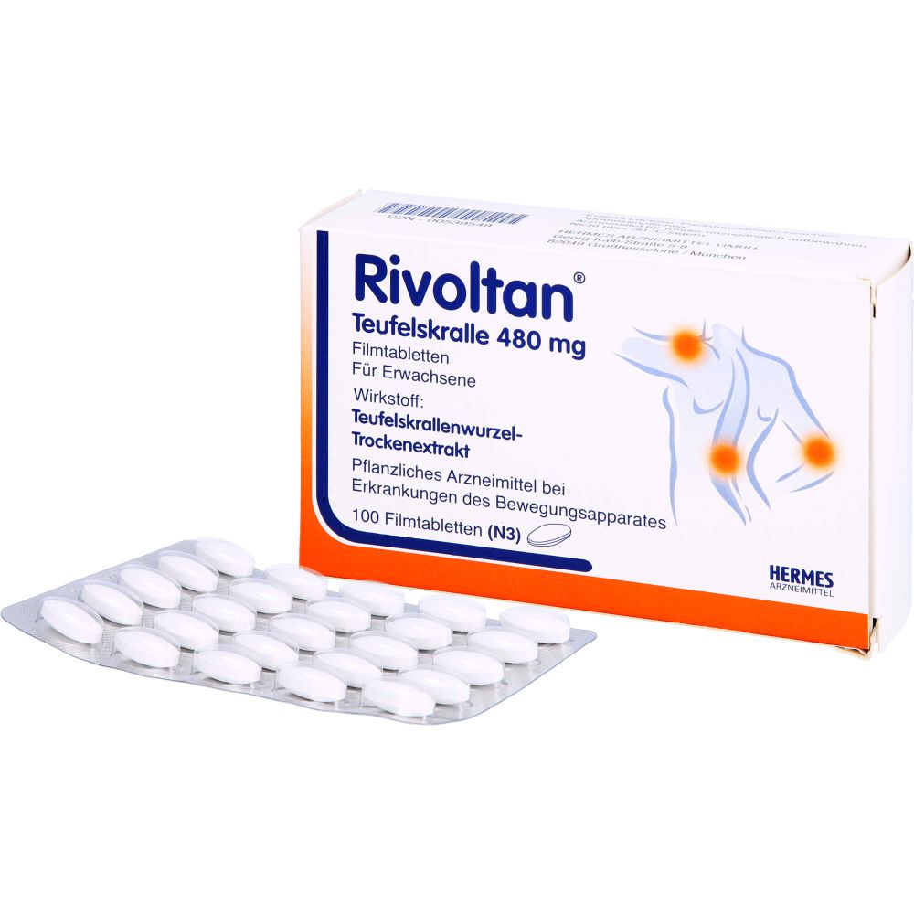 RIVOLTAN Teufelskralle 480 mg Filmtabletten