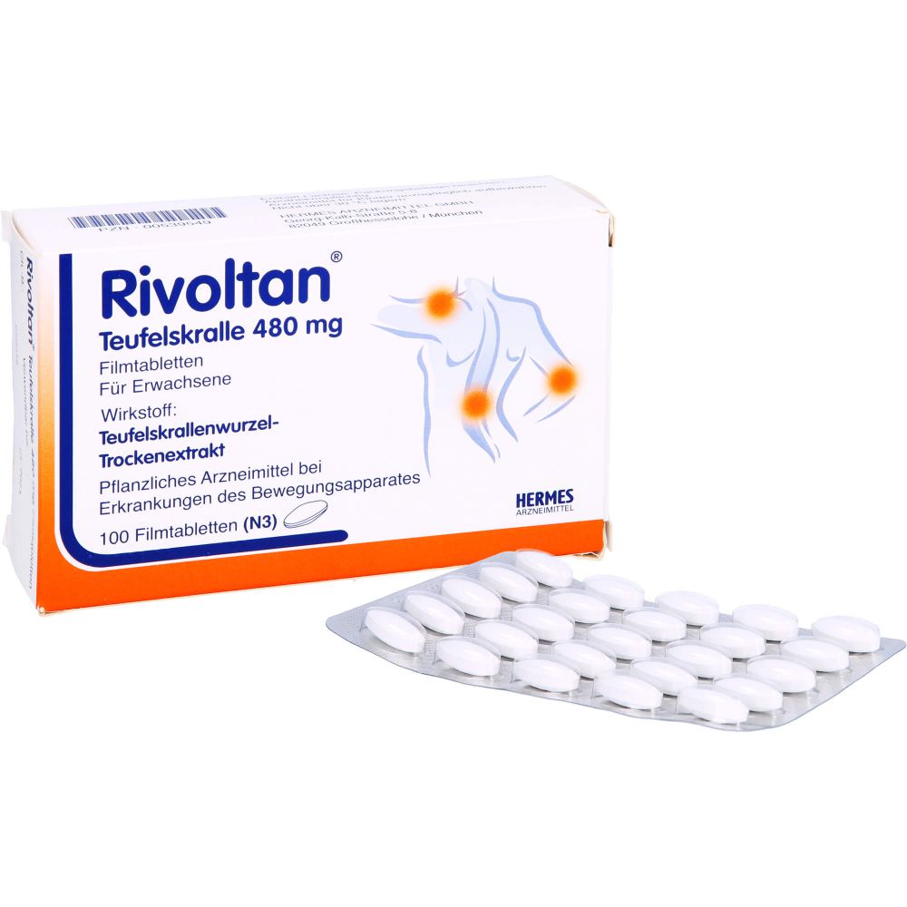 RIVOLTAN Teufelskralle 480 mg Filmtabletten