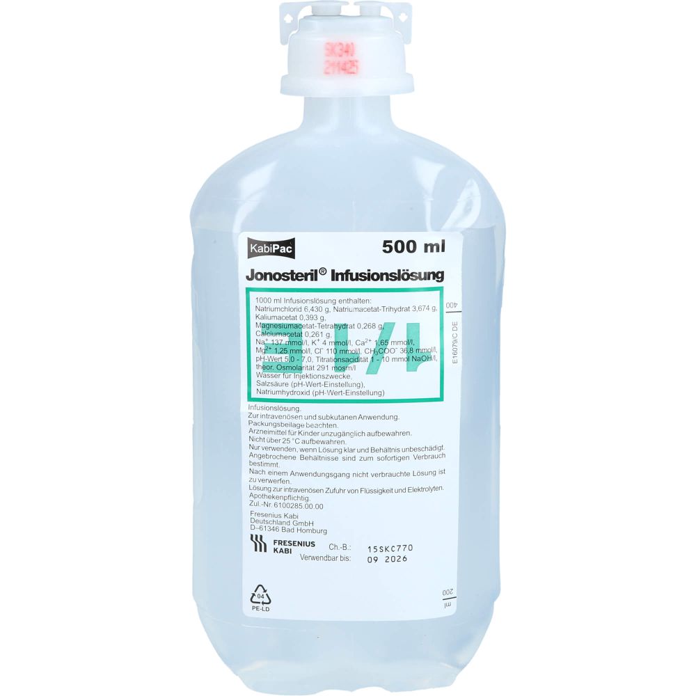 Jonosteril Plastik Infusionslösung 5000 ml