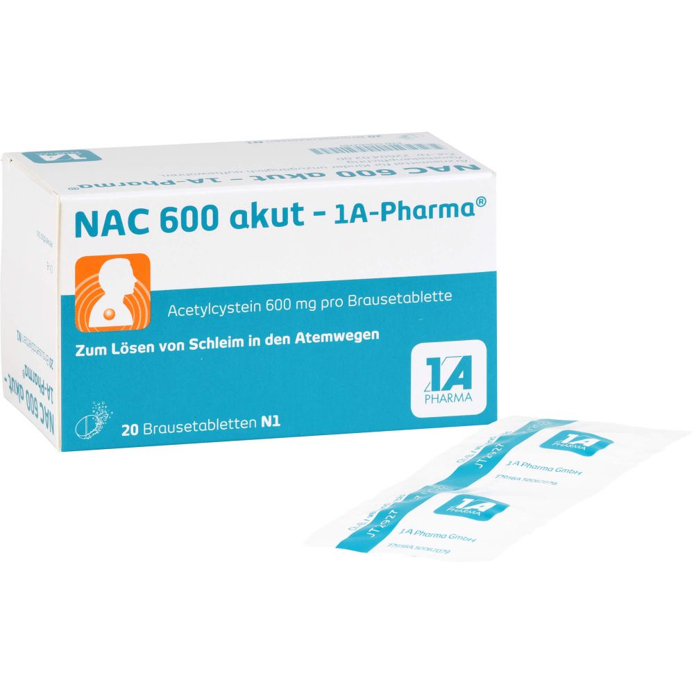 NAC 600 akut-1A Pharma Brausetabletten