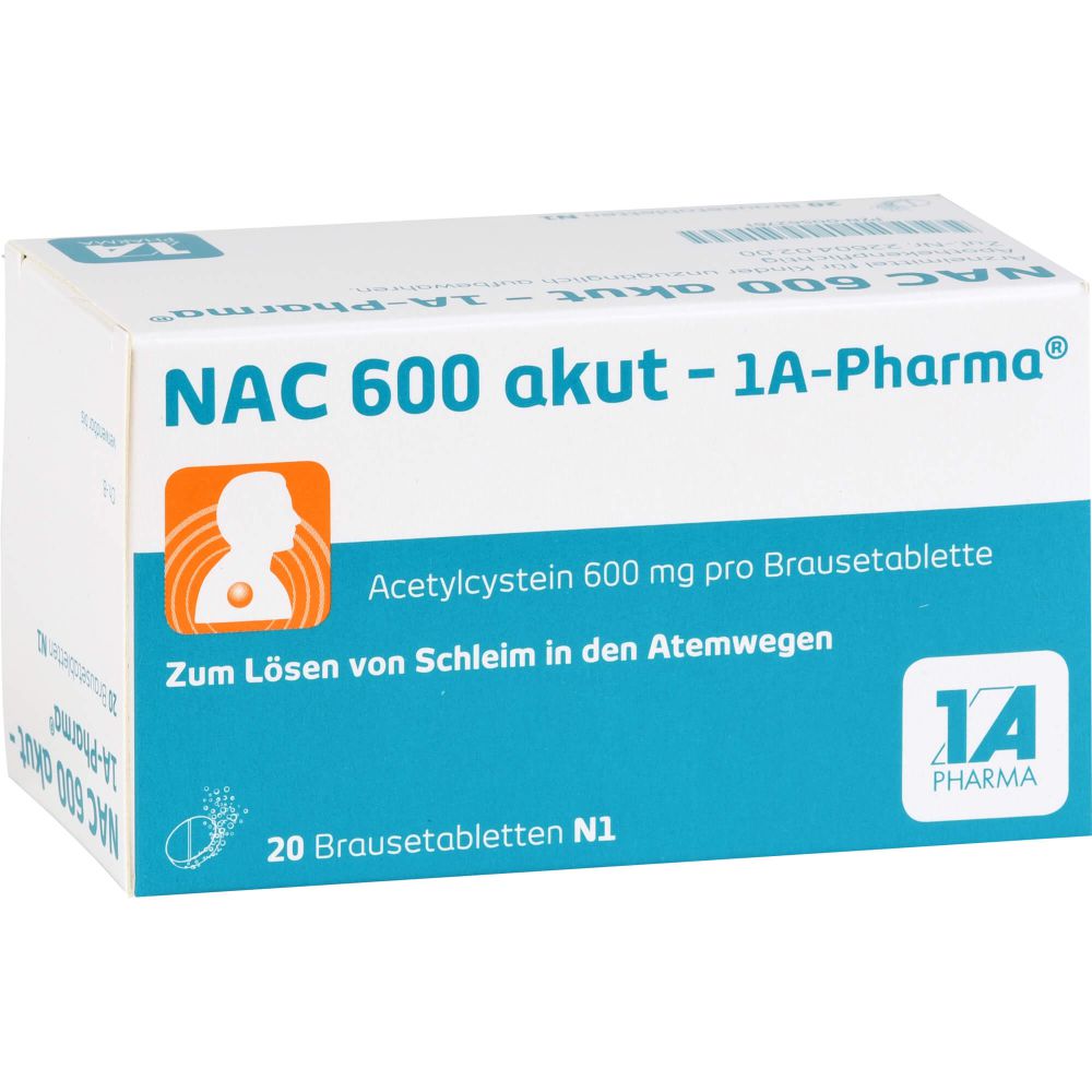 NAC 600 akut-1A Pharma Brausetabletten