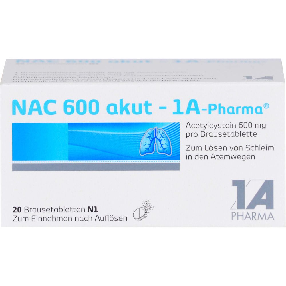 NAC 600 akut-1A Pharma Brausetabletten